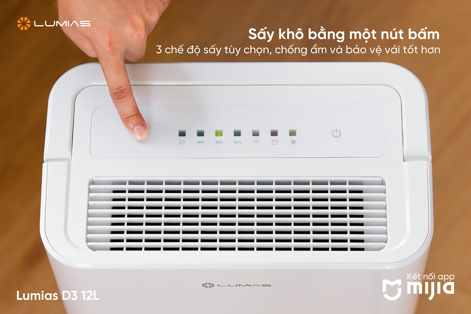 Đặc điểm máy hút ẩm Lumias D3