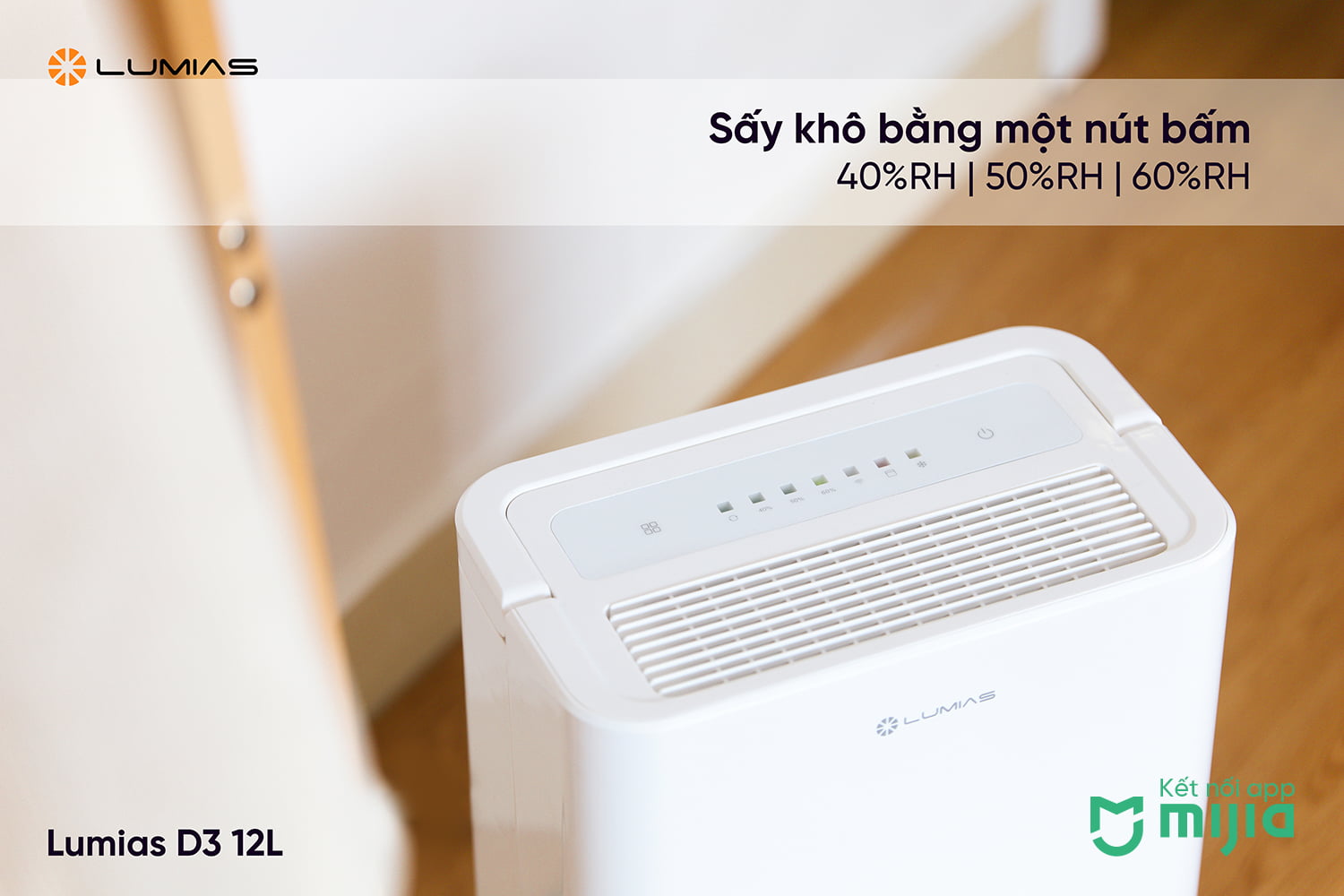 Đặc điểm máy hút ẩm Lumias D3