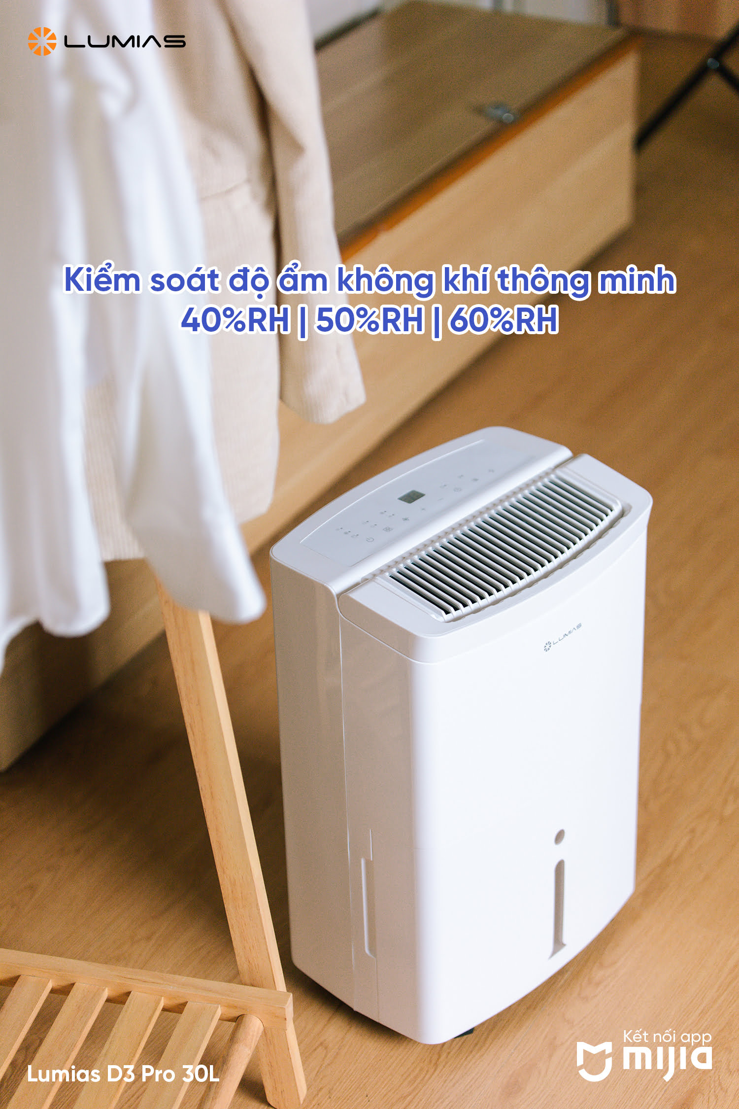 Đặc điểm máy hút ẩm Lumias D3 Pro