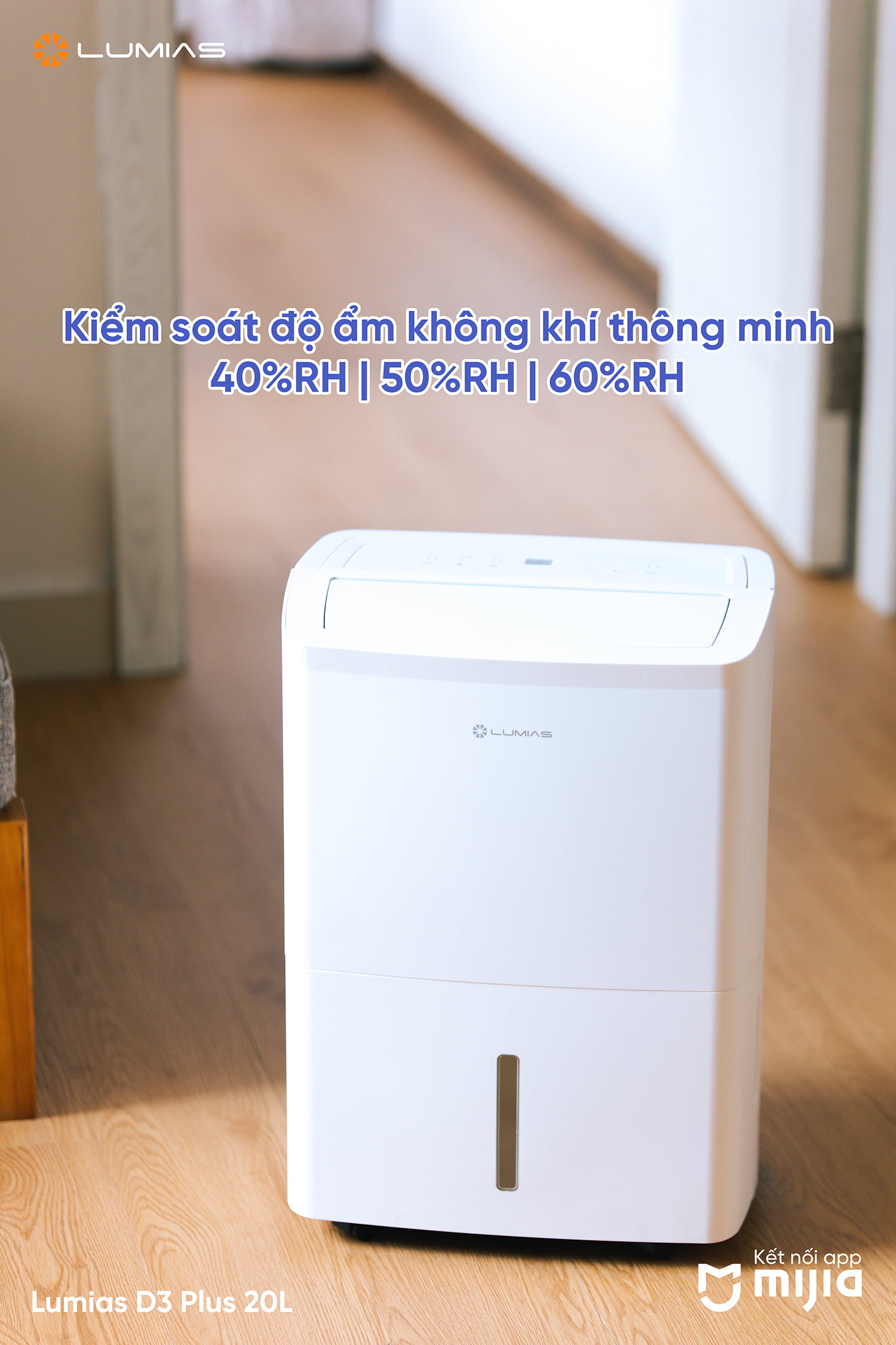 Đặc điểm máy hút ẩm Lumias D3 Plus