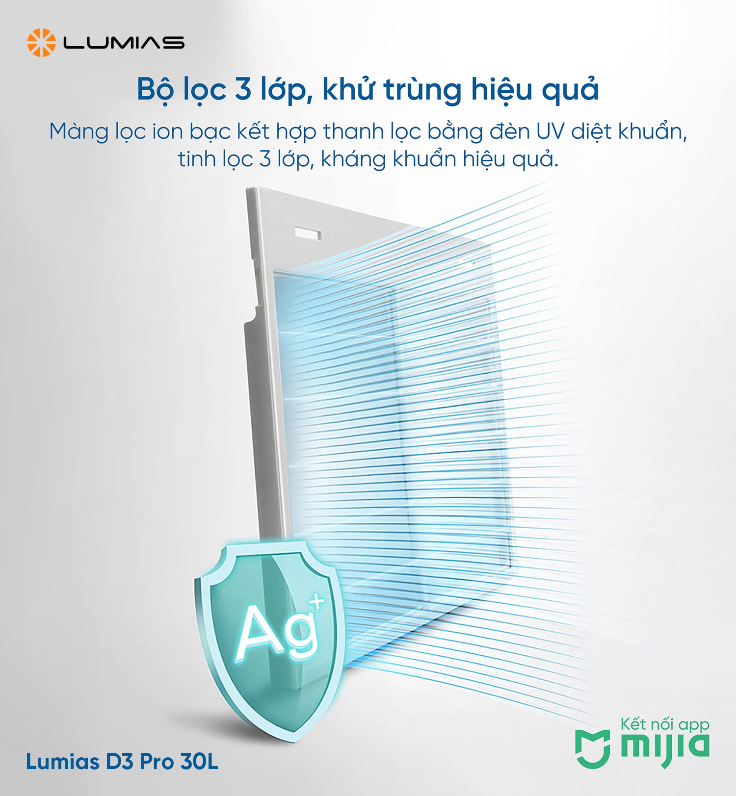 Đặc điểm máy hút ẩm Lumias D3 Pro