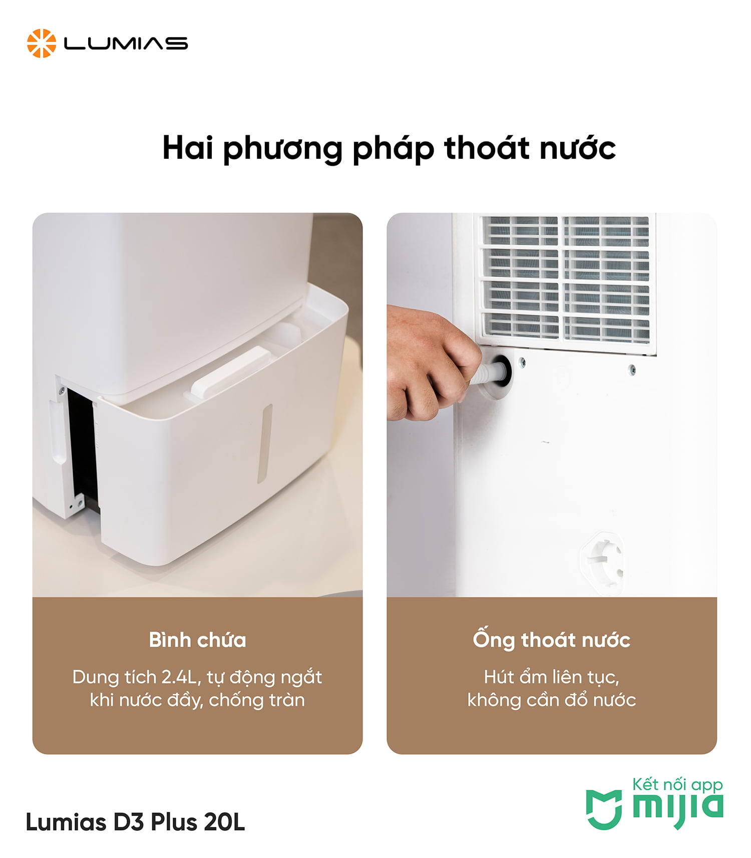 Đặc điểm máy hút ẩm Lumias D3 Plus