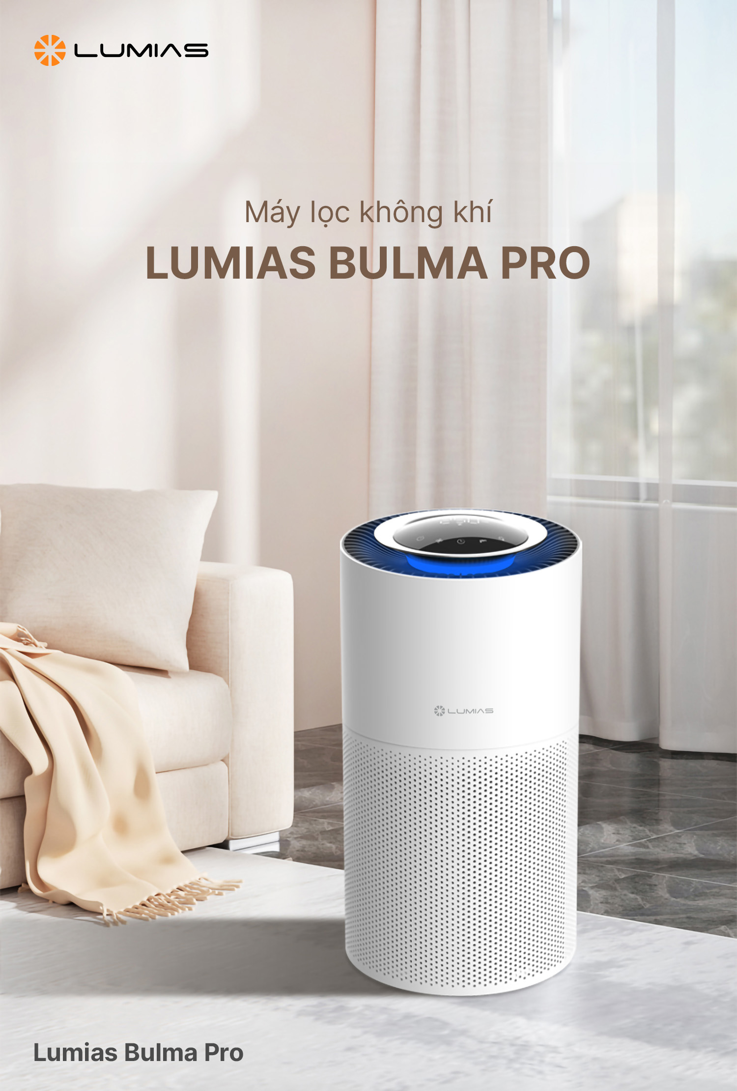 Đặc điểm máy lọc không khí Lumias Bulma Pro
