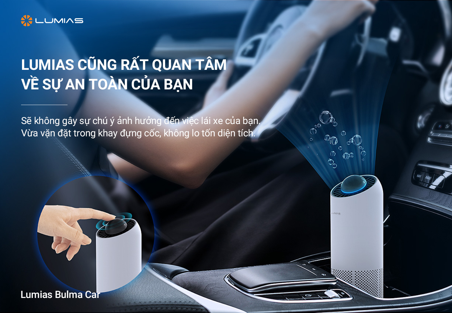 Máy lọc không khí ô tô Lumias Bulma Car sự an toàn