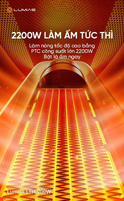 Lumias LTH-200W làm nóng tốc độ