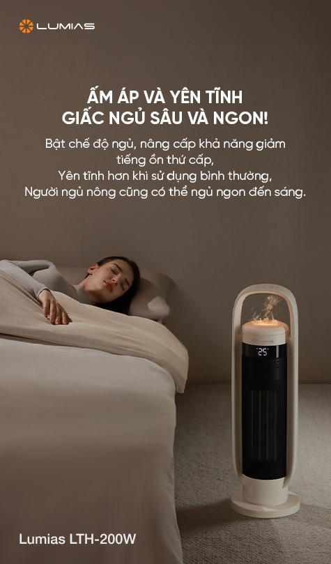 Lumias LTH-200W đảm bảo giấc ngủ