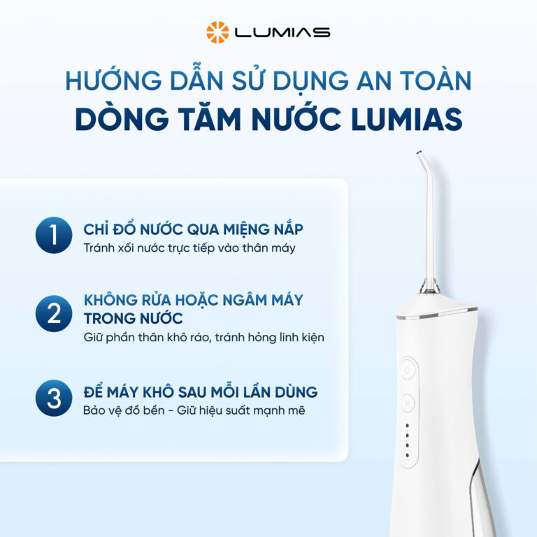 Máy tăm nước dung tích 300ml Lumias LWF-300W