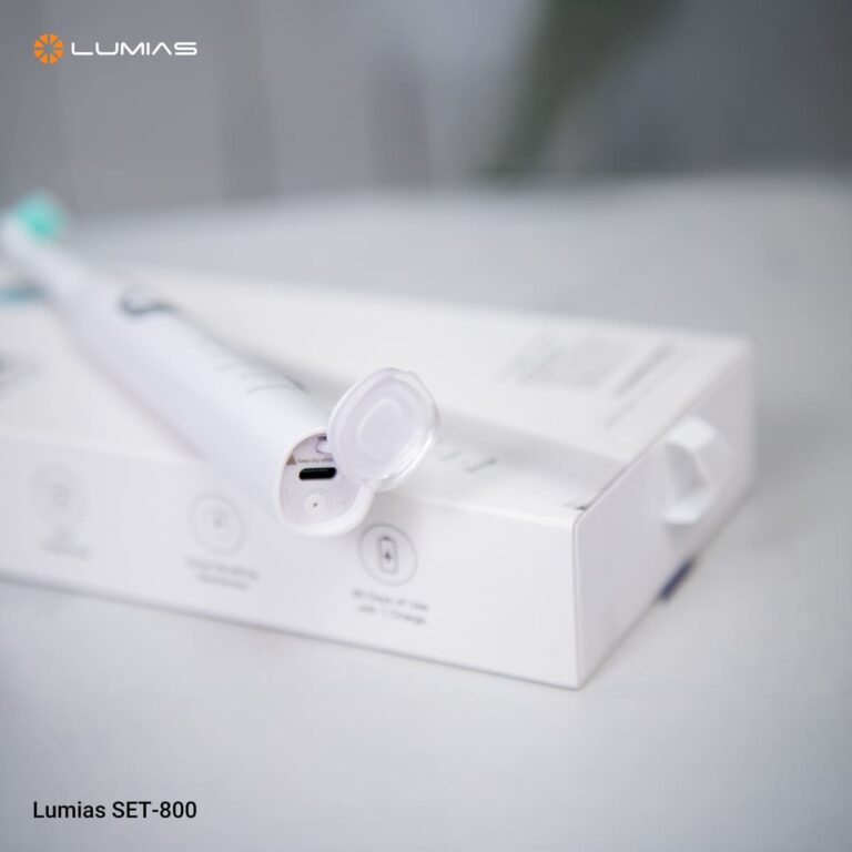 Bàn chải điện Lumias SET-800 cổng cắm sạc