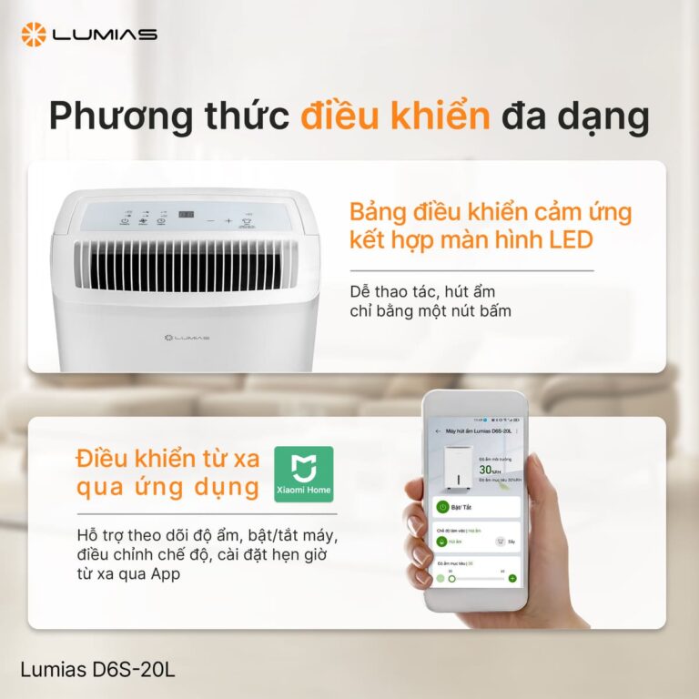 Lumias D6S-20L phương thức điều khiển