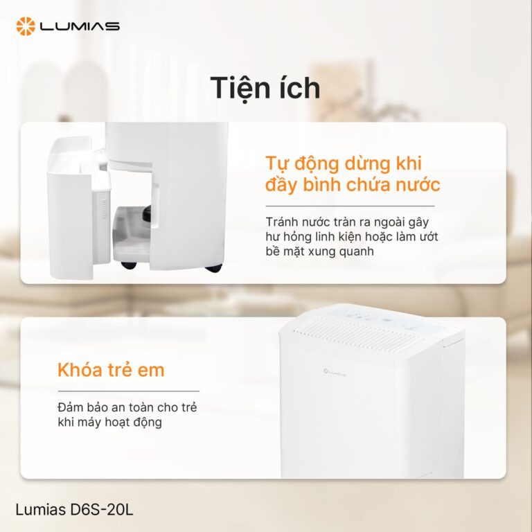 Lumias D6S-20L tiện ích thông minh