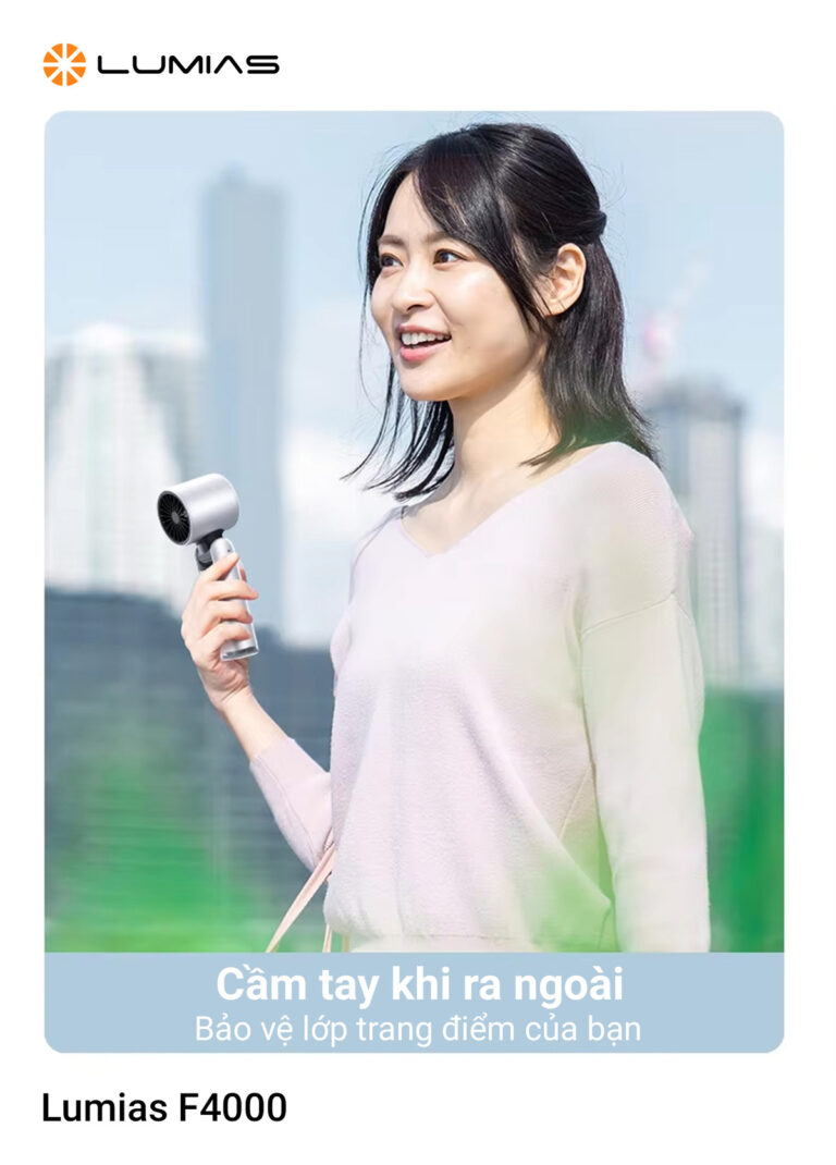 Quạt cầm tay Lumias F4000 nhỏ gọn