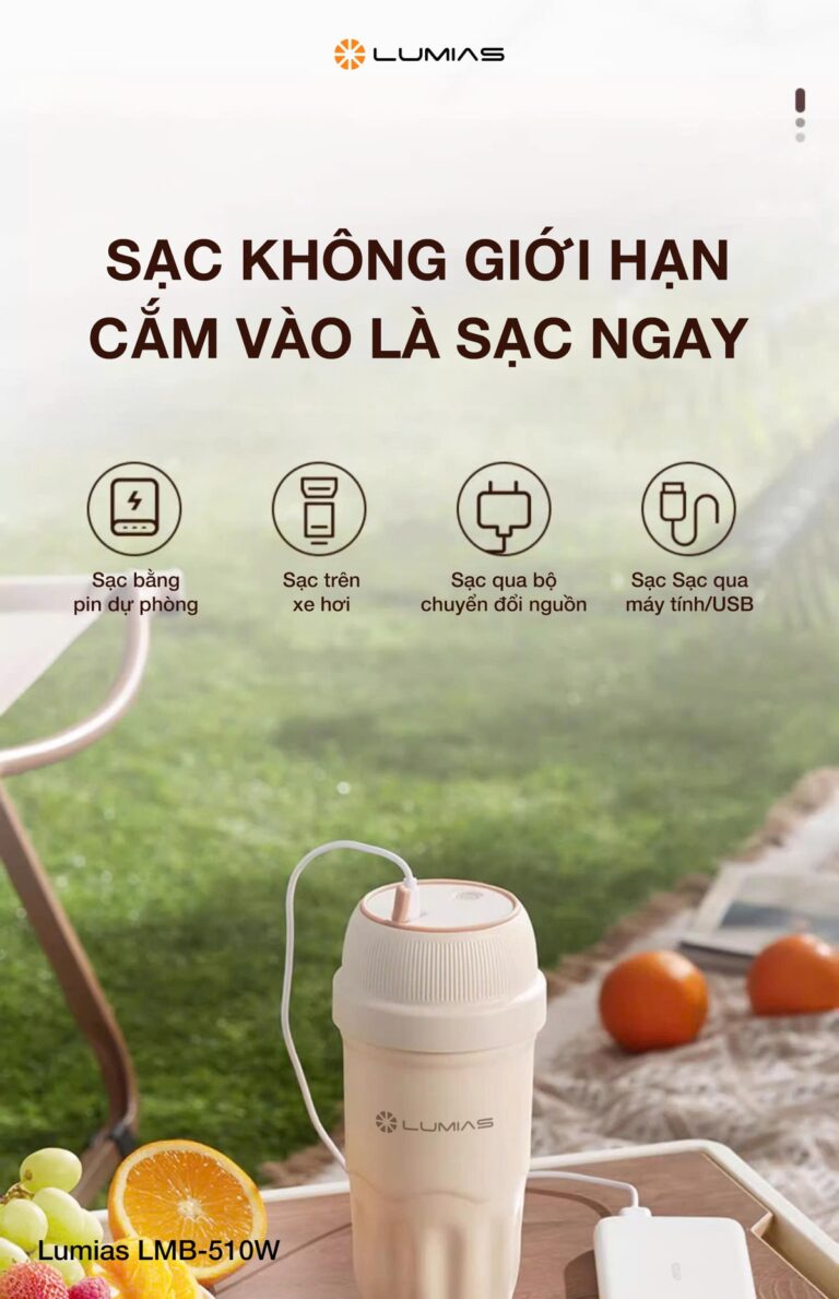Lumias LMB-510W sạc nhanh