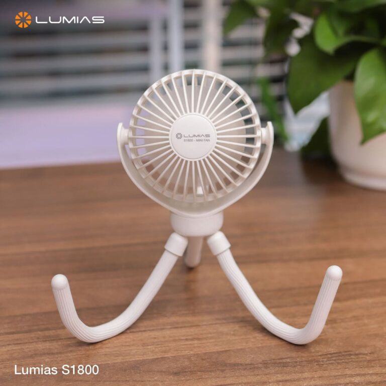 Quạt mini Lumias S1800 chân đế tiện lợi